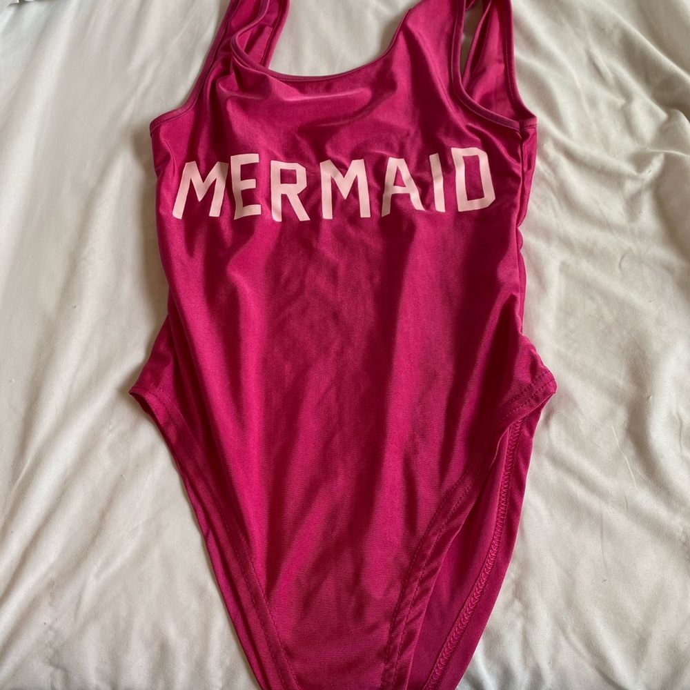 Pink one piece